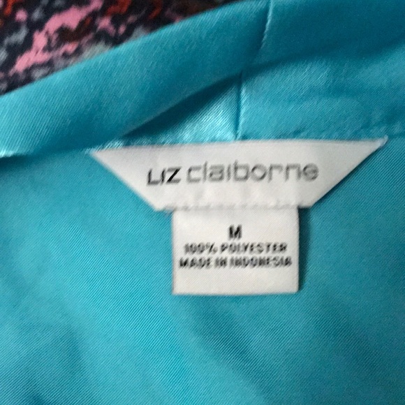 Liz Claiborne Silky Blue Size Medium Robe - Picture 2 of 2